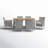 Callan Rectangular 6 - Person 59.05" Long Dining Set with Cushions-424226910