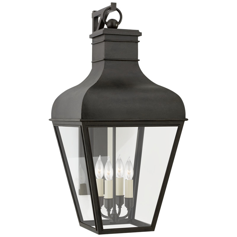 Chapman & Myers Fremont Bracketed Wall Lantern, 35.5" H x 17" W x 17" D