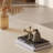 Rudina Modern Nesting Coffee Table Set - Oval Wood Double Leg Design, Minimalist Style Living Room Tables for Office & Lounge