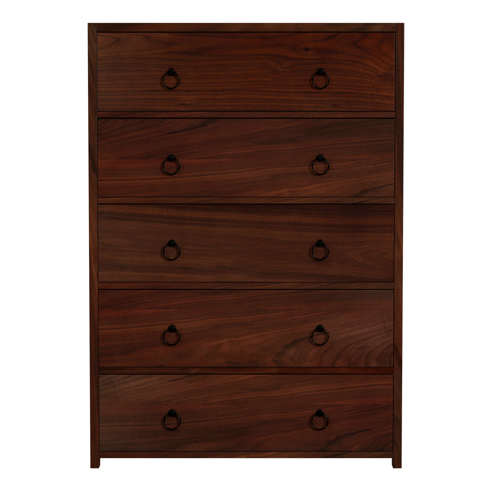 Elin 5 Drawer Dresser, Brown