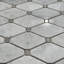 12" x 12" Marble Octagon and Dot Mosaic Wall & Floor Tile