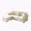 Velours Chesterfield canapé garniture cloutée capitonnée-1217001427