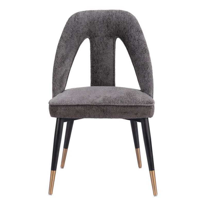 Artus 18.9'' H Upholstered Side Chair, Gray