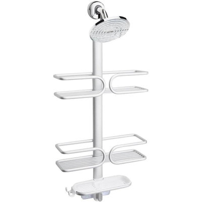 3-Tier Aluminum Shower Caddy(White)