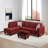 Halid Wide Sofa & Chaise with Ottoman-1571242480-1589847006