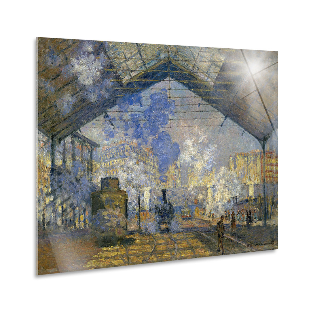 Acrylbild St. Lazarus Station London von Claude Monet