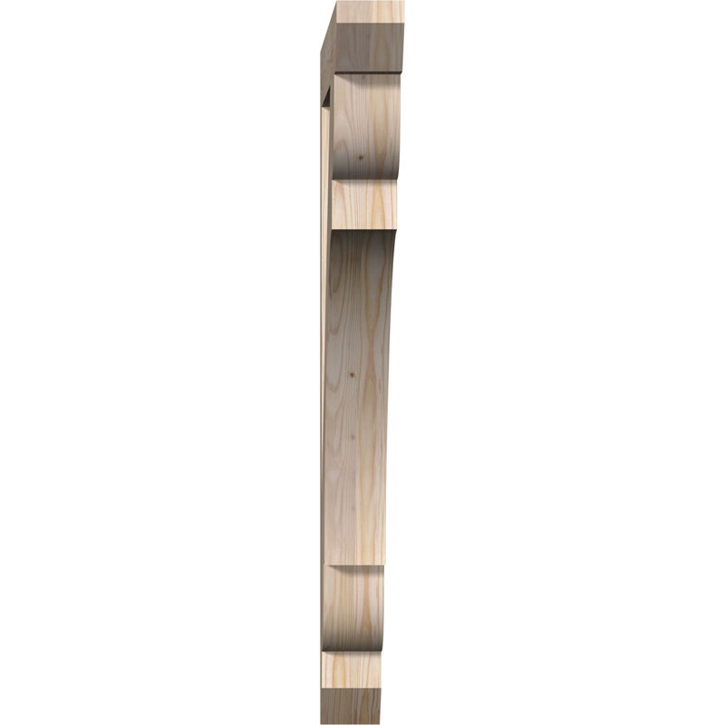 Support latté 3 1/2 "x P 34" x H 40 ", sapin Douglas, Douglas (lisse), H 40 po x l 3,5 po x P 34 po