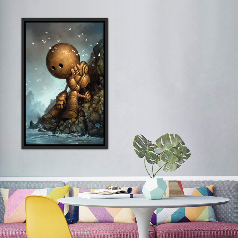 Fantasy & Sci-Fi, 40" H x 26" W x 1.5" D, Distressed Black Framed Canvas