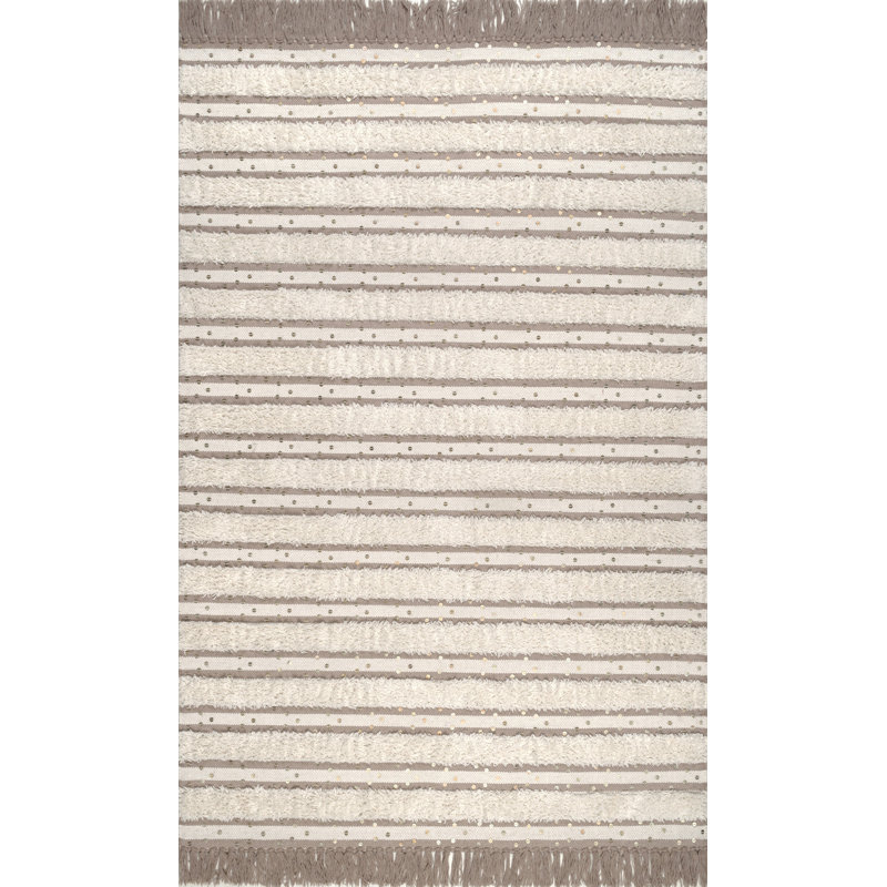Samoset Wool Striped Indoor Rug, Rectangle 7'6" x 9'6"