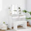 Sartell Dressing Table with Mirror-542632835