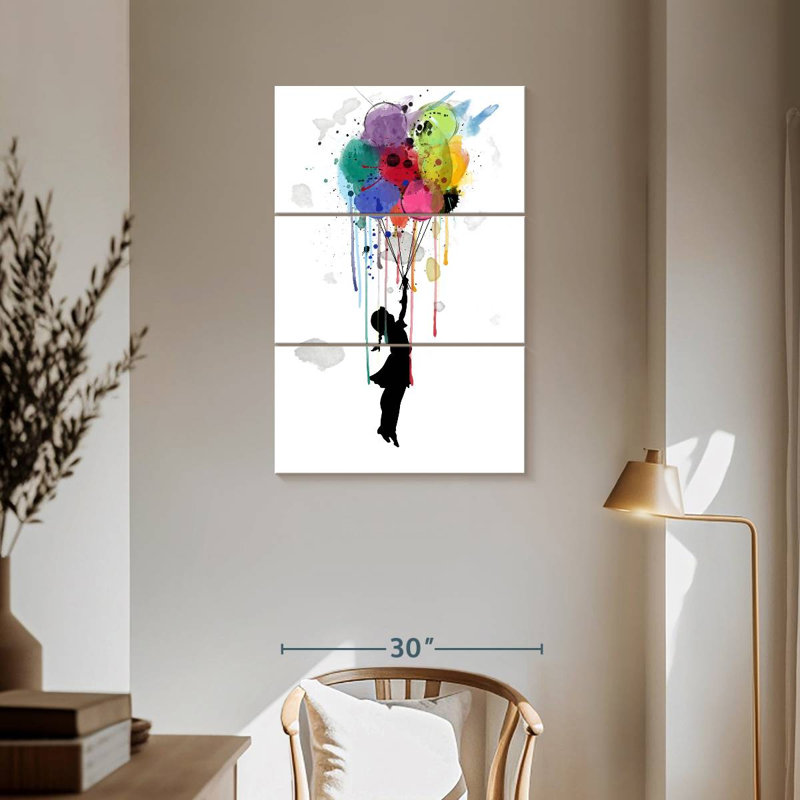 Leisha Drips Balloon, 57" H x 36" W