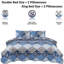 Cotton Blend Floral Bedspread with Pillowcases-109478397
