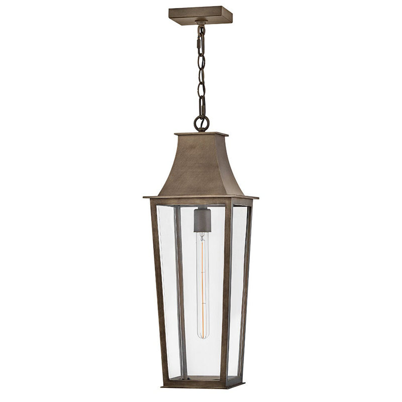 Hinkley Georgetown Hanging Lantern, Burnished Bronze