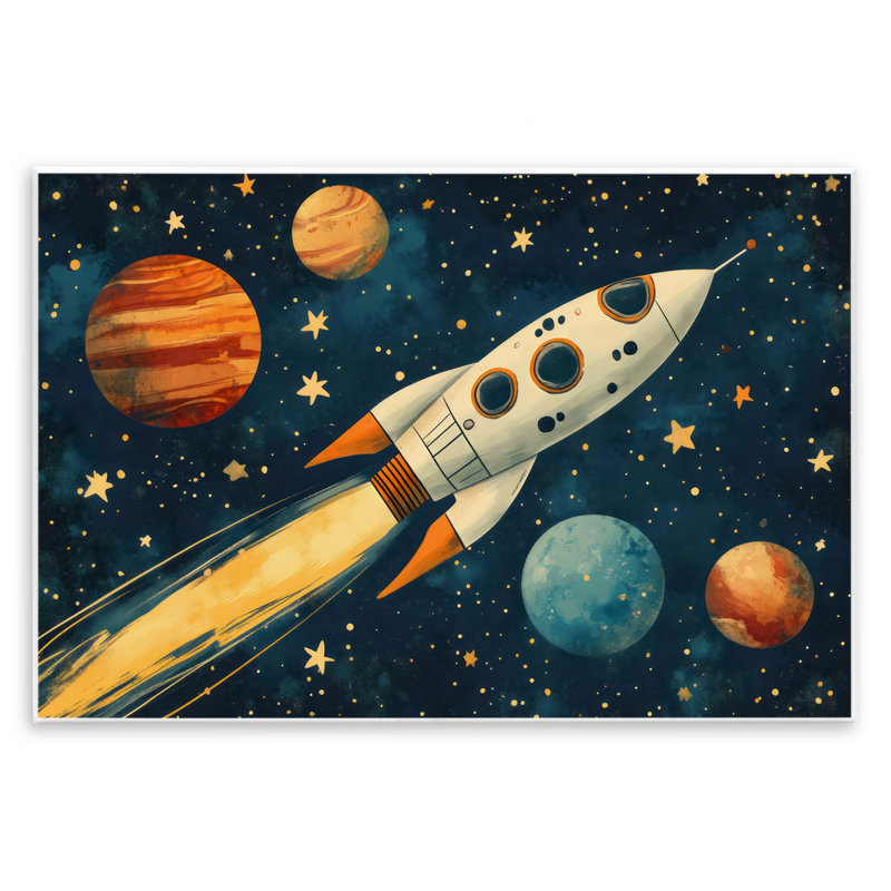 Plaque murale Soaring Through Space, design by Creative Studio, H 13 po x l 19 po