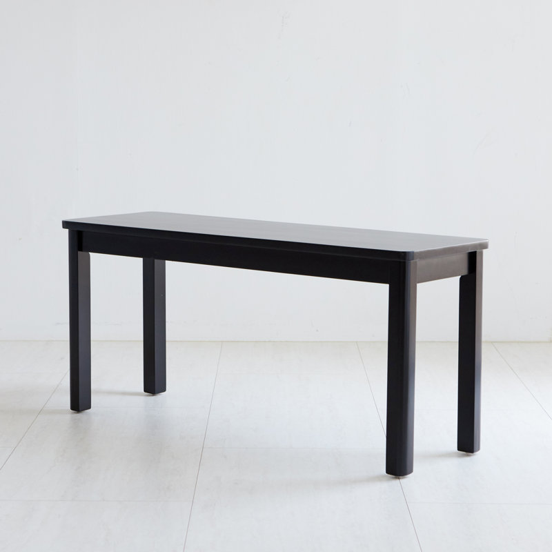Banc de hall d'entrée Sconiers, Noir
