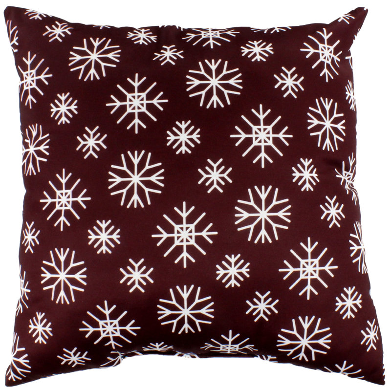  Housse de coussin carré Let It Snow