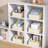 Fabric Closet Storage Bins 6 Pack - Foldable Trapezoid Organizer Baskets For Shelves, Clothing, Toys, Books, Towels And Home Organization-374443801-374443799