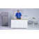 Lustertone 66" L x 25" W Double Basin Drop-In Kitchen Sink