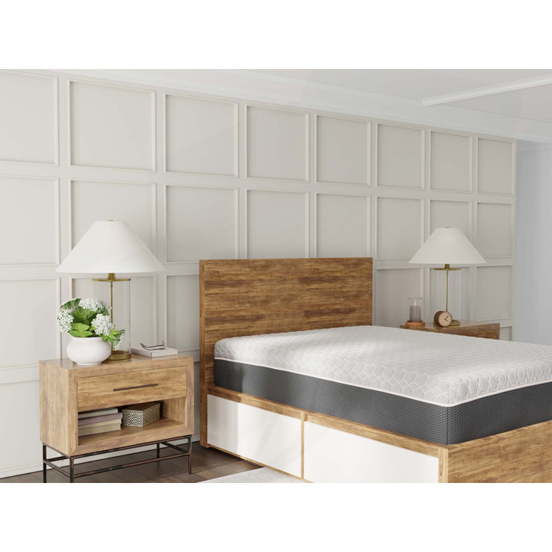 Matelas en mousse viscoélastique hybride infusée de cuivre, Lit simple