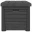 Lark Manor 73cm W 120L Polypropylene Lockable Deck Box in Anthracite