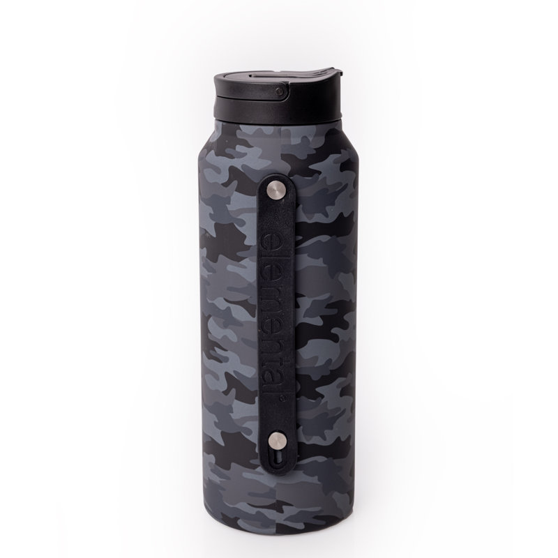 Elemental 32 fl. oz. Triple Wall Insulated Stainless Steel Water Bottle with