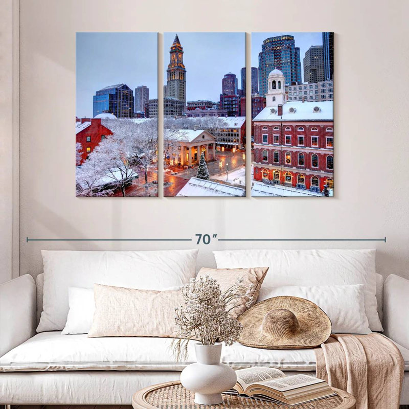 Nicci Boston Wintertime, 32" H x 50" W
