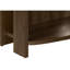 Bureau d'ordinateur, bureau personnel, coin, tablettes de rangement, L 48 po, forme en L, travail, ordinateur portable, stratifié brun, contemporain, moderne-2137342582