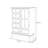 Nordic style modern simple accent cabinet.