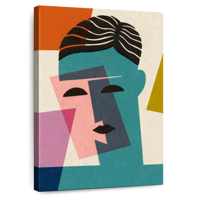 Portrait d'un homme abstrait Leisha
