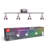 Beker 31.25'' 4 -Light Fixed Track Track Kit with Dimmable and Adjustable Head-446947183-446947178