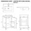 Meuble-lavabo simple 20 po avec plateau Makayla-1926456543