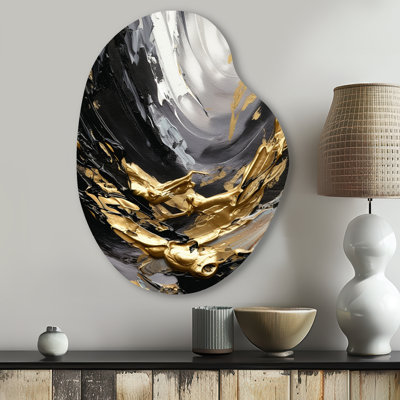 Rubinstein - Abstract Pear Shape Assymterical Metal Wall Art