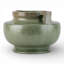 Green Speckled Ceramic Jardinière Planter