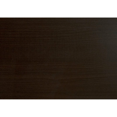 Table de bout compacte pour chambre à coucher - Poignée en métal doré et table de chevet d'inspiration rétro avec pieds de tiroir en stratifié brun