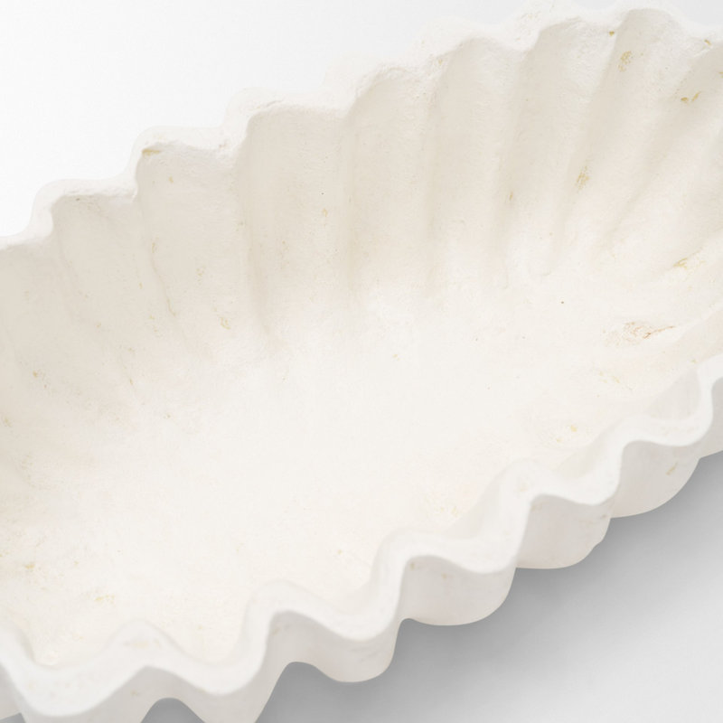 Bol en papier Camhe, 12.0L x 6.3W x 3.5H, White