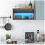 Armoire de rangement murale à épices à grande capacité avec porte escamotable, parfaite pour l'organisation de la cuisine et de la salle à manger