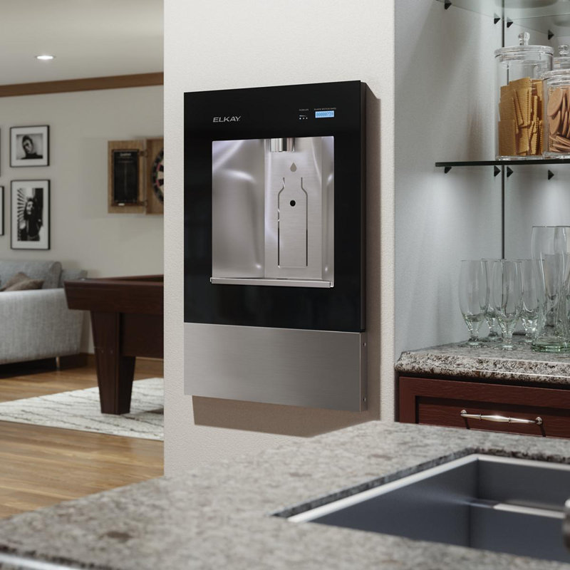 Elkay ezH2O Liv Built-in Filtered Water Dispenser Non-refrigerated, Midnight