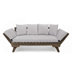 Light Gray Cushion/Gray Frame