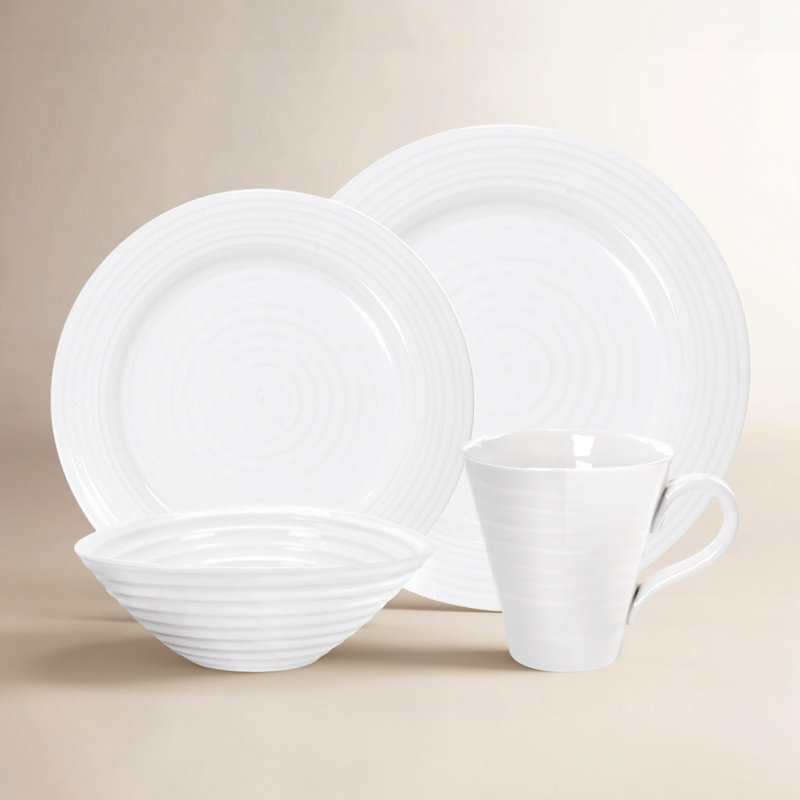 Portmeirion Sophie Conran - blanc, 4 pièces, blanc