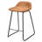 Maugansville Upholstered Counter Stool with Metal Frame-50316221-39301820
