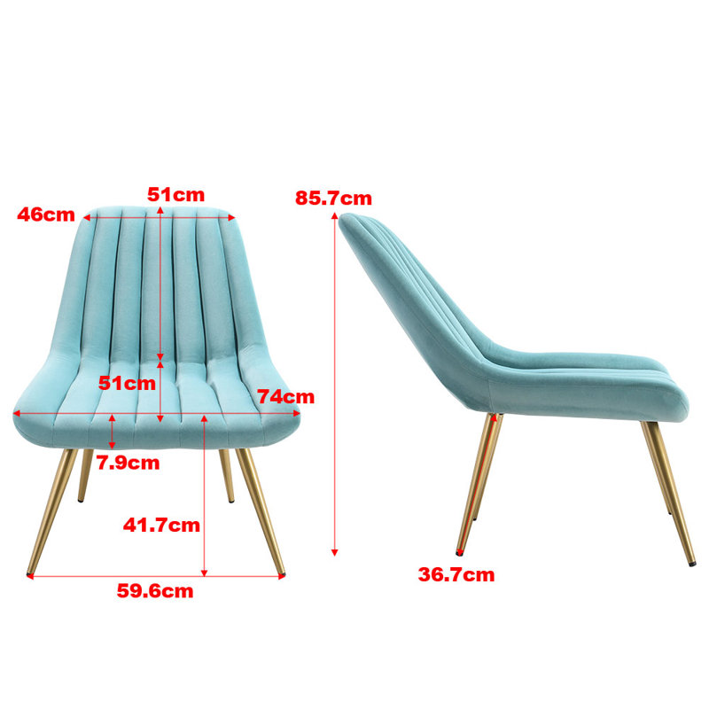 Velvet Accent Chair