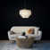 Chyrl 3 - Light Coastal Natural Capiz Shell Tiered Chandelier for Dining Table