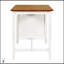 Ensemble de salle à manger 5 pièces à hauteur de comptoir avec 4 chaises confortables et une table en bois robuste-222886445-222886444
