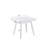 Larwich Solid Wood Slatted Bench, White