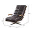 Chaise longue pivotante en cuir Ashtion au Maroc