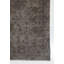 Tapis turc rétro fait à la main 6 x 9,2 pi. Tapis moderne en laine gris surteint