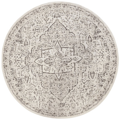 Tapis traditionnel taupe / beige Nimaha