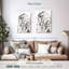 Chouette effraie blanche sur toile, 3 pièces-569533715