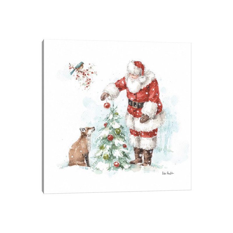 Magical Holidays V par Lisa Audit - peinture sur toile tendue, H 12 po x l 12 po x P 0,75 po