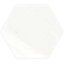Carrelage mural en marbre poli Iona Mist Hexagon 8 po x 9 po